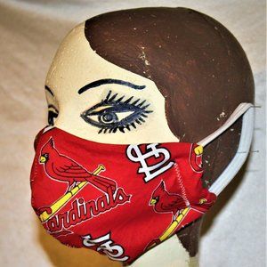 St. Louis Cardinal Handmade Washable Face Mask